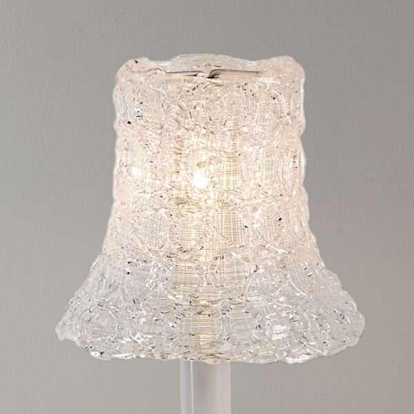 LS14072.0.LS14072CL Spun Acrylic Bell Chandelier Shade