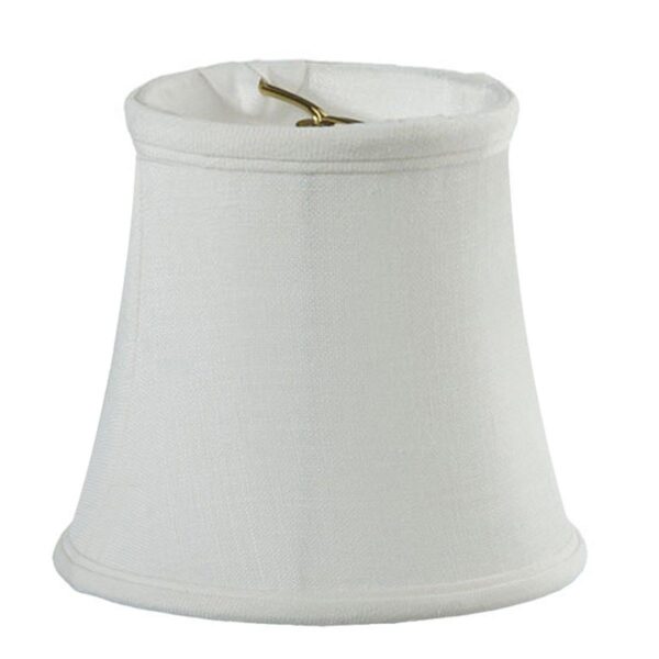 4″ Linen Classic Bell Chandelier Shade
