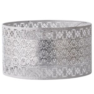 18″ Filigree Lotus Euro Fitter Metal Shade