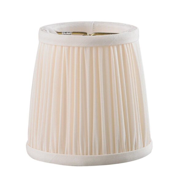 LS15050.0.LS15050CM 4″ Shirred Silk Chandelier Shade