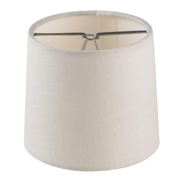 LS16007.0.LS16007WH 5″ Linen Drum Chandelier Shade