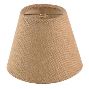 LS16009.0.LS16009BG 5″ Burlap Empire Chandelier Shade