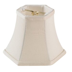 LS16015.0.LS16015CM 5″ Satin Hexagon Bell Chandelier Shade
