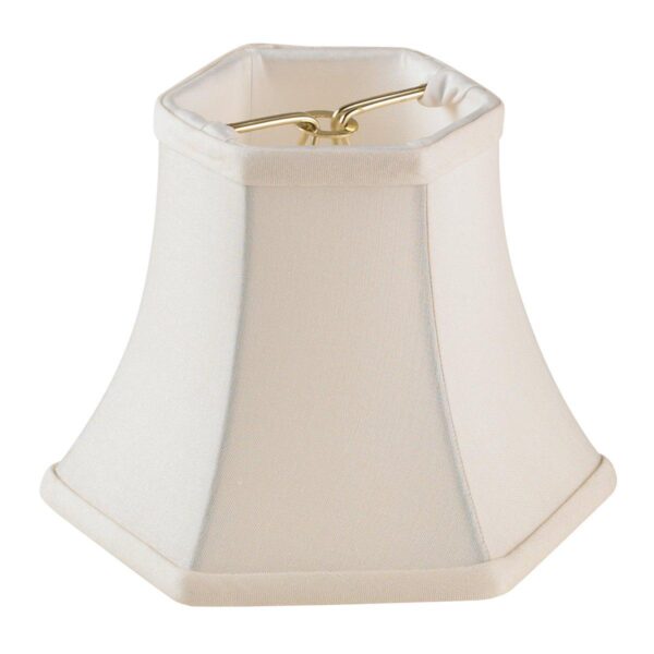 5″ Silk Hexagon Bell Chandelier Shade