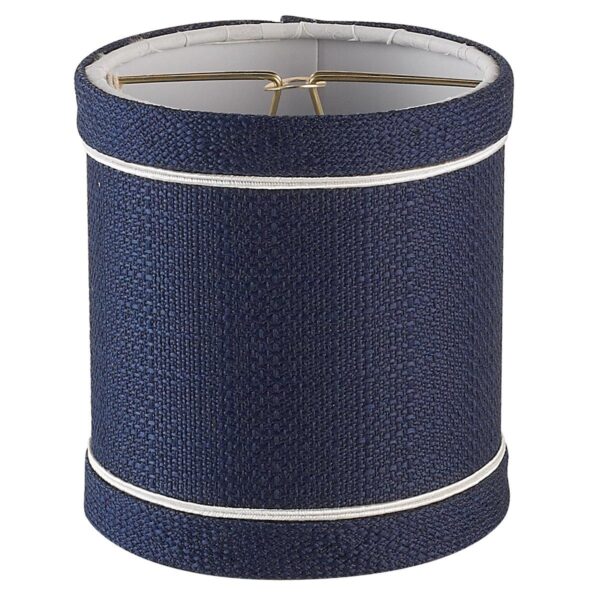 LS16024.0.LS16024NV 4″ Thick Linen Chandelier Shade – Contrast Trim