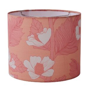 12″ Peach Blossom Rolled Edge Shade