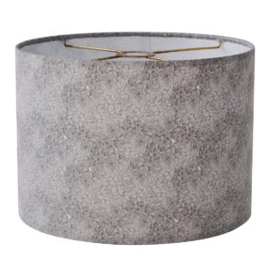 12″ Muted Mums Rolled Edge Shade