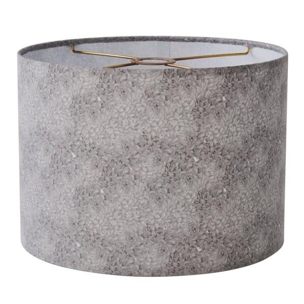 12″ Muted Mums Rolled Edge Shade