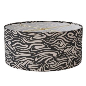 18″ Inked Rolled Edge Shade
