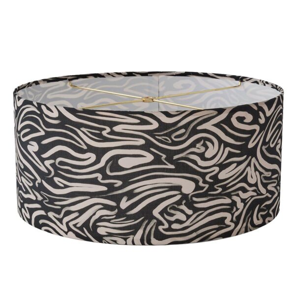 18″ Inked Rolled Edge Shade