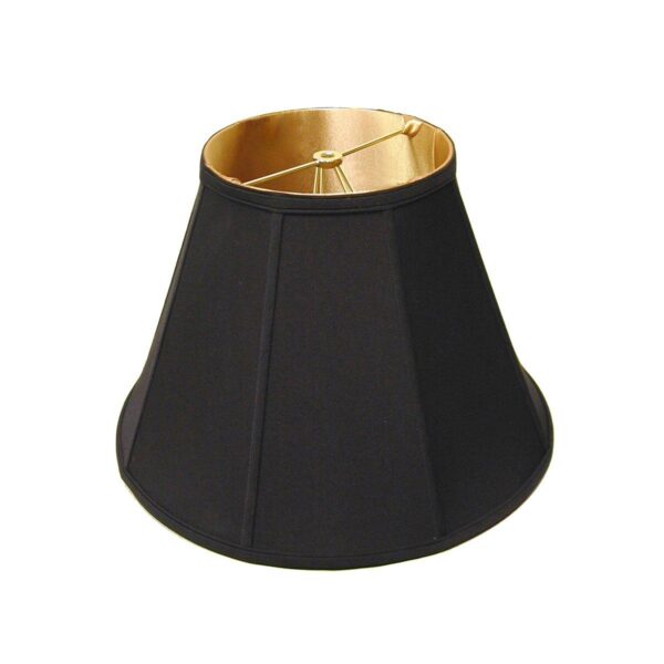 LS9507A.0.LS9507A 6″ Black with Gold Lining Flared Chandelier Shade