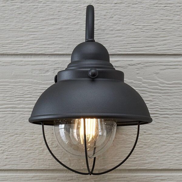 OL0402.3.OL0402MATTE_BLK Nantucket Outdoor Sconce – Small – view 4