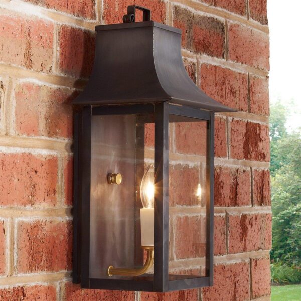 Colonial Metalcrafts Georgian Outdoor Sconce – Small – view 2