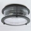 OL16067.5.OL16067ZC Seeded Glass Jar Outdoor Ceiling Light – view 2