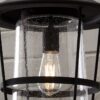 OL16135.2.OL16135BK Contemporary Seeded Glass Outdoor Pendant – view 3