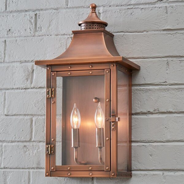 OL17004.0.OL17004CO Classic Vented Hood Outdoor Sconce – Large