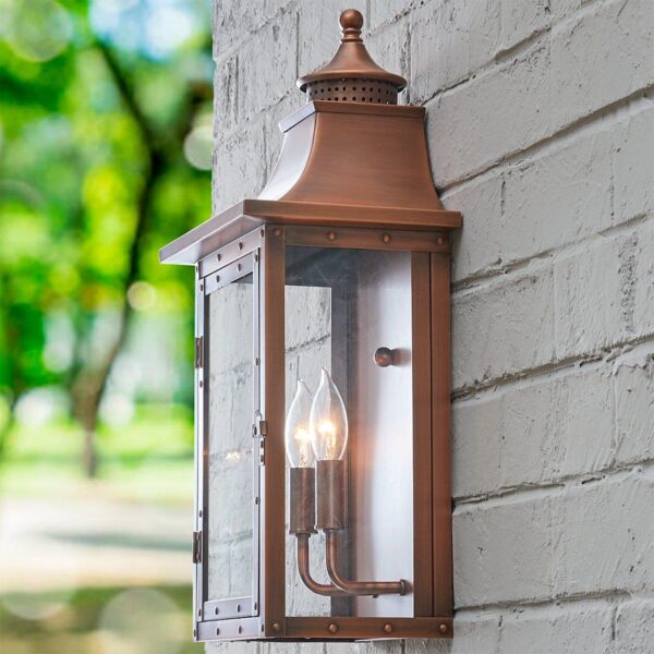 OL17004.3.OL17004CO Classic Vented Hood Outdoor Sconce – Large – view 3