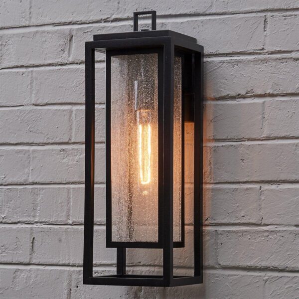 OL18018.0.OL18018BK Frame Squared Outdoor Sconce – Large