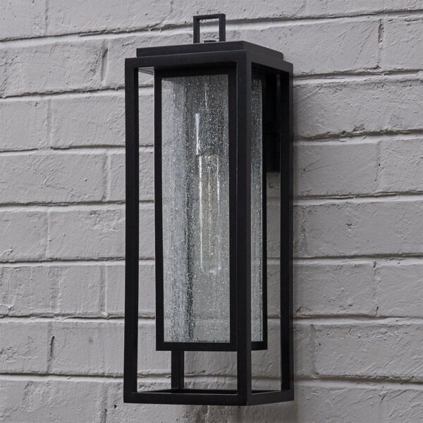 OL18018.1.OL18018BK Frame Squared Outdoor Sconce – Large – view 2