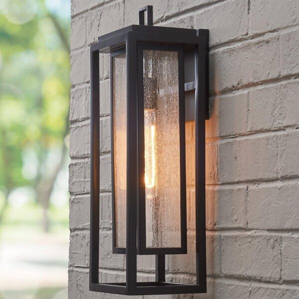 OL18018.2.OL18018BK Frame Squared Outdoor Sconce – Large – view 3