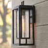 OL18019.2.OL18019BK Frame Squared Outdoor Sconce – Medium – view 3