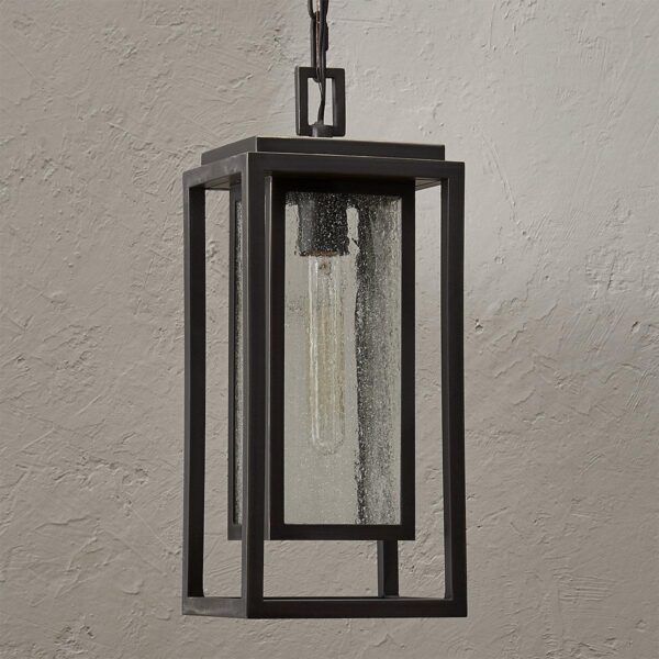 OL18021.1.OL18021BZ Frame Squared Outdoor Pendant – view 2