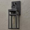OL18048.1.OL18048ZN Vintage Suspended Pane Outdoor Sconce – Small – view 2