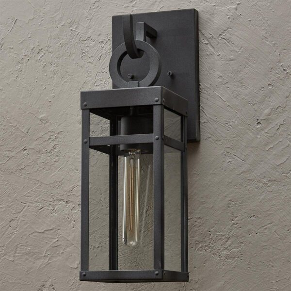 OL18048.1.OL18048ZN Vintage Suspended Pane Outdoor Sconce – Small – view 2