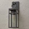 OL18049.1.OL18049ZN Vintage Suspended Pane Outdoor Sconce – Medium – view 2