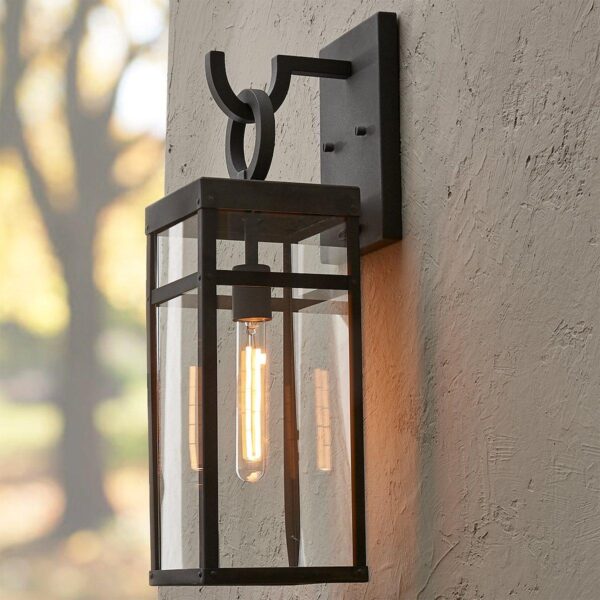 OL18049.2.OL18049ZN Vintage Suspended Pane Outdoor Sconce – Medium – view 3
