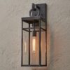 Vintage Suspended Pane Outdoor Sconce – Large
