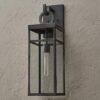 Vintage Suspended Pane Outdoor Sconce – Large – view 2