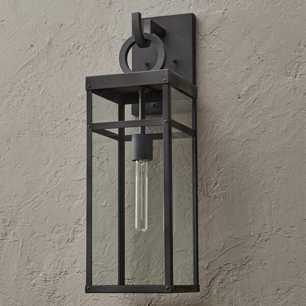 Vintage Suspended Pane Outdoor Sconce – Large – view 2
