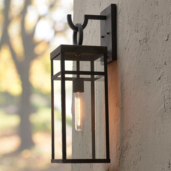 Vintage Suspended Pane Outdoor Sconce – Large – view 3