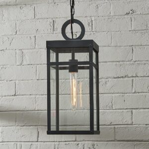 Vintage Suspended Pane Outdoor Pendant