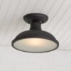 OL18070.0.OL18070BK Sleek Workshop Outdoor Ceiling Light
