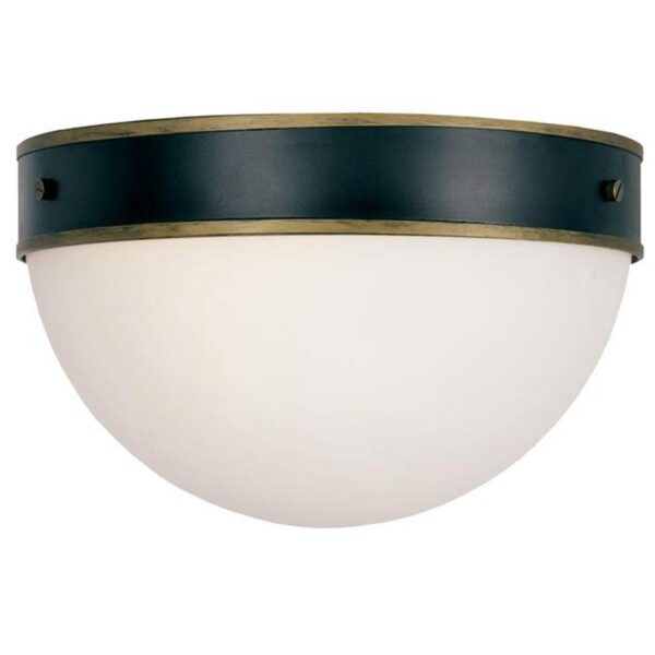 OL18094.0.OL18094BK Tri Band Outdoor Dome Ceiling Light