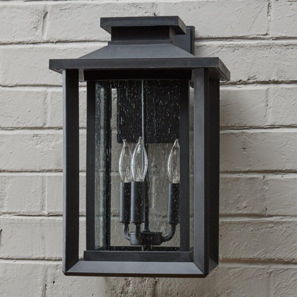 OL18157.1.OL18157BK Double Framed Outdoor Sconce – Large – view 2
