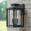 OL18157.2.OL18157BK Double Framed Outdoor Sconce – Large – view 3