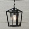 Modern Obelisk Outdoor Pendant – Small