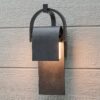 OL18174.0.OL18174BZ Bent Pocket Outdoor Sconce – 17″