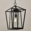 Modern Obelisk Outdoor Pendant – Large