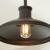 OL19114.2.OL19114BK-1 Gooseneck Warehouse Convertible Ceiling Light – view 3
