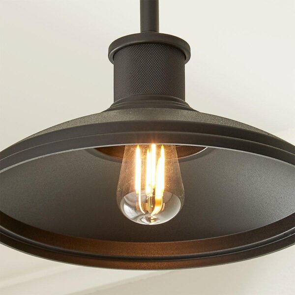 OL19114.2.OL19114BK-1 Gooseneck Warehouse Convertible Ceiling Light – view 3