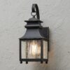 OL19140.0.OL19140BZ Homesteader Seeded Glass Outdoor Sconce – 1 Light