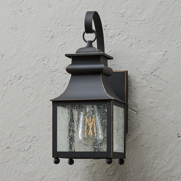 OL19140.1.OL19140BZ Homesteader Seeded Glass Outdoor Sconce – 1 Light – view 2