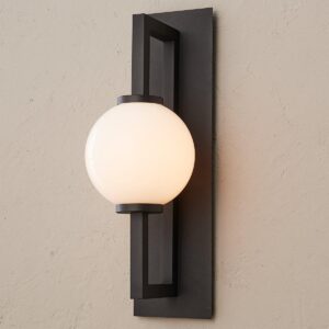 OL20024.0.OL20024BK Veritas Outdoor Sconce – Medium