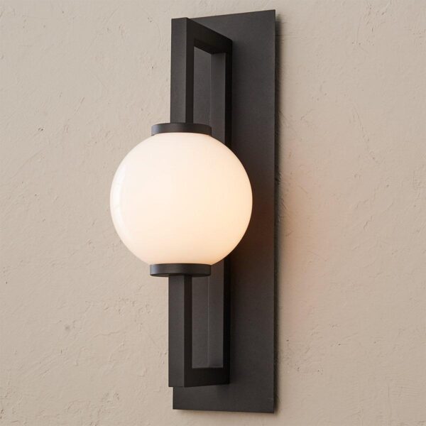 OL20024.0.OL20024BK Veritas Outdoor Sconce – Medium