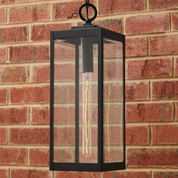 OL20066.3.OL20066BK Maddox Beveled Outdoor Hanging Lantern – view 4