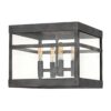 OL20134.0.OL20134ZN Vintage Suspended Pane Outdoor Ceiling Light